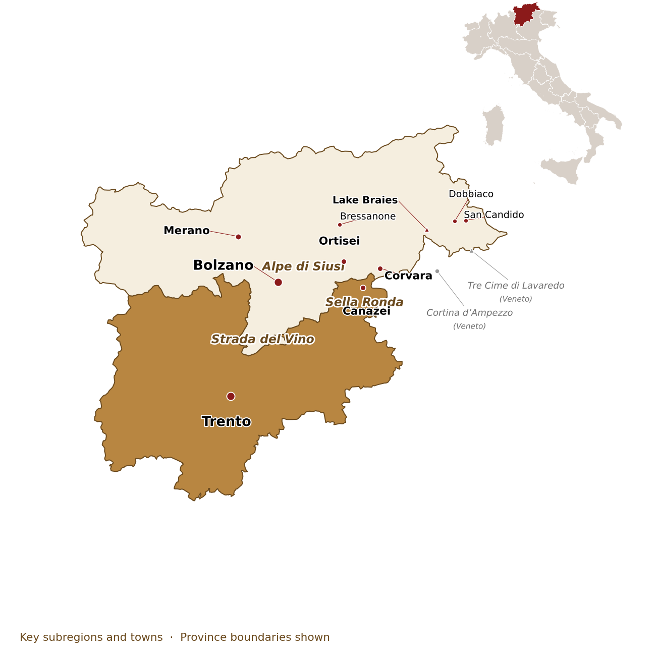 Dolomites Alps Map Transparent