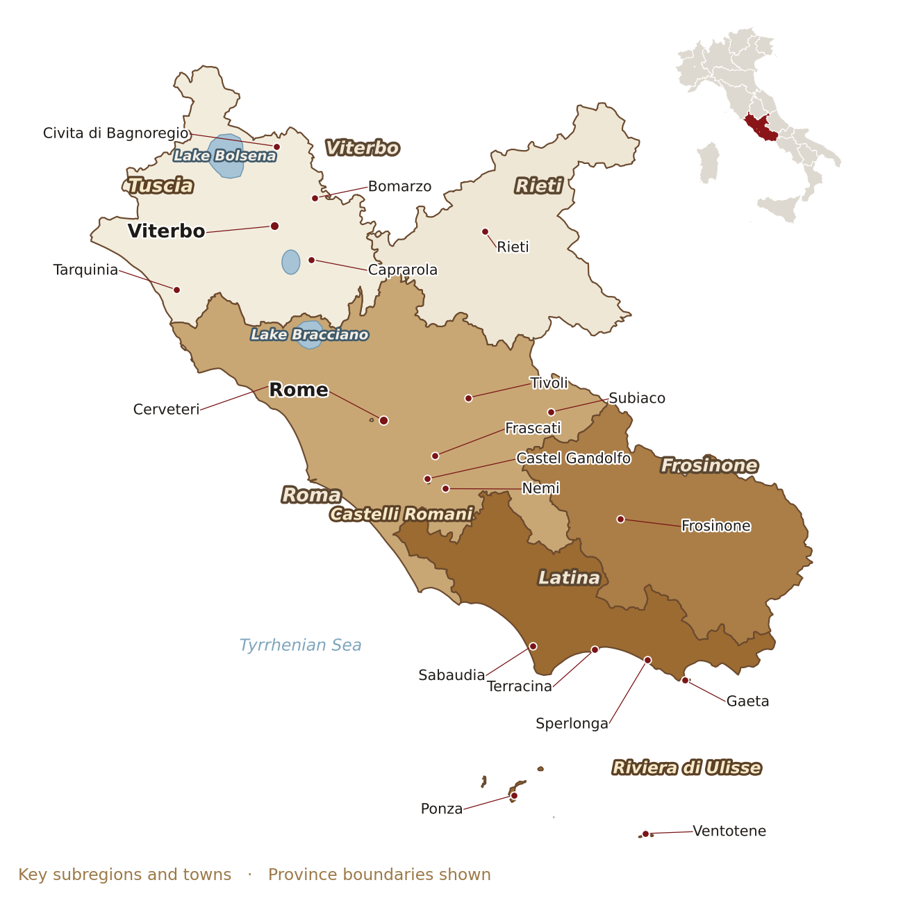 Rome lazio map transparent