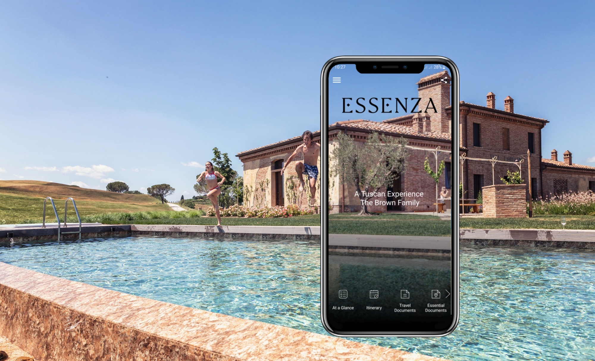 Essenza travel app large