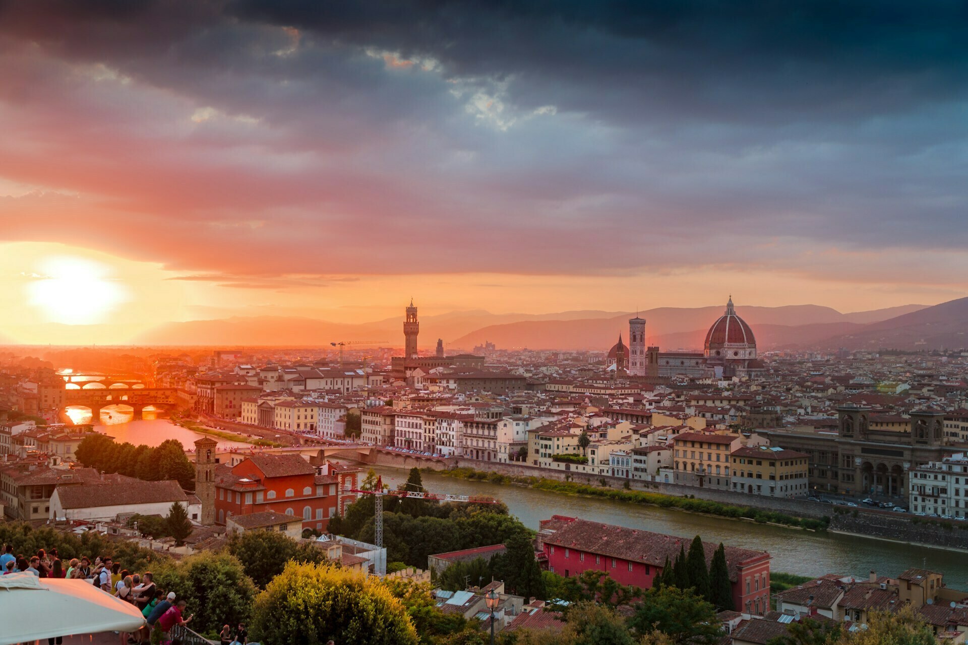 Florence sunset